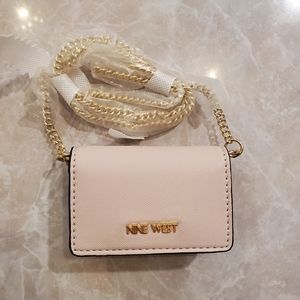 Nine West small blush pink purse